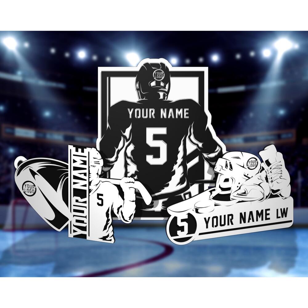 Hockey Stadium Series Personalized HOCKEY Sign Customized Plaque 3 Designs